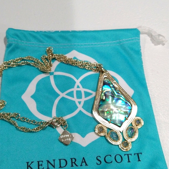 Kendra Scott Teresa Abalone Necklace - Picture 4 of 5